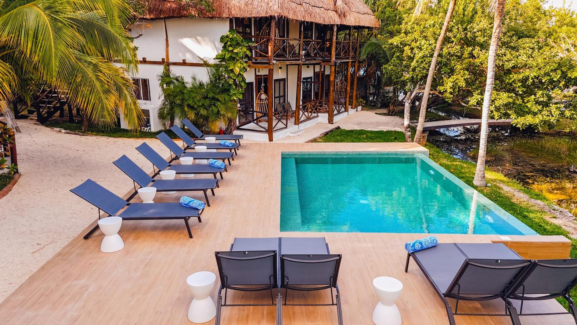 Azulea Bacalar Hotel & Spa - Lagoon Front (Adults Only) Екстериор снимка