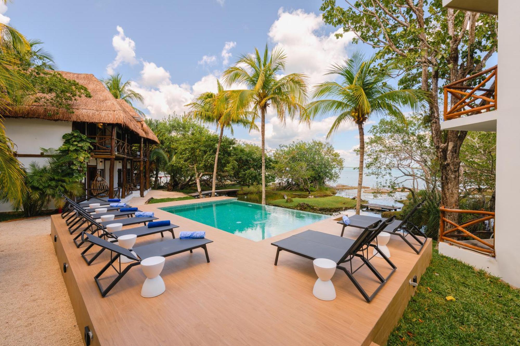 Azulea Bacalar Hotel & Spa - Lagoon Front (Adults Only) Екстериор снимка